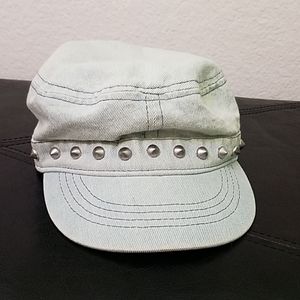 70s style messenger/cabbie hat